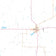 Throckmorton County, TX Premium Style Wall Map