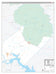 Trinity County, TX Premium Style Wall Map