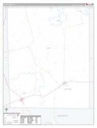 Upton County, TX Premium Style Wall Map