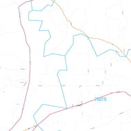 Uvalde County, TX Premium Style Wall Map