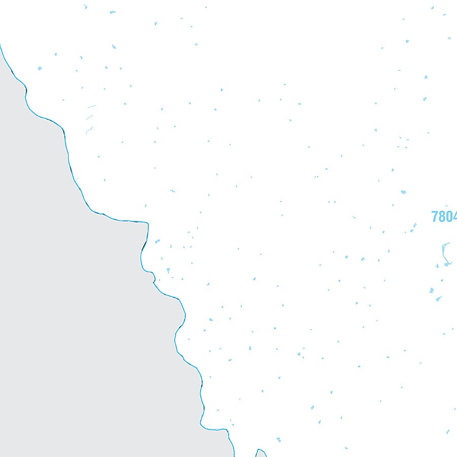 Webb County, TX Premium Style Wall Map