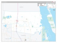 Willacy County, TX Premium Style Wall Map