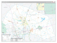 Williamson County, TX Premium Style Wall Map