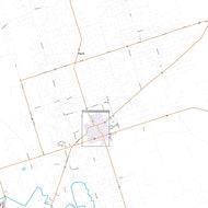 Winkler County, TX Premium Style Wall Map