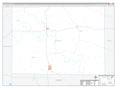Zavala County, TX Premium Style Wall Map