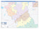 Anderson County, TX Colorcast Style Wall Map