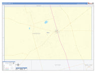 Andrews County, TX Colorcast Style Wall Map