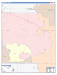 Armstrong County, TX Colorcast Style Wall Map