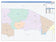 Bandera County, TX Colorcast Style Wall Map