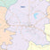 Bastrop County, TX Colorcast Style Wall Map