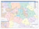Bell County, TX Colorcast Style Wall Map