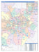 Bexar County, TX Colorcast Style Wall Map