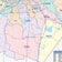 Bexar County, TX Colorcast Style Wall Map