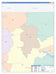 Borden County, TX Colorcast Style Wall Map