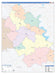 Bosque County, TX Colorcast Style Wall Map