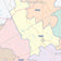 Bosque County, TX Colorcast Style Wall Map