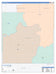Briscoe County, TX Colorcast Style Wall Map