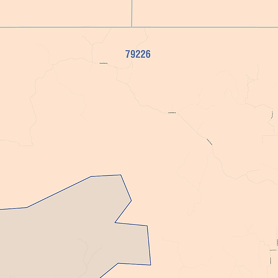 Briscoe County, TX Colorcast Style Wall Map