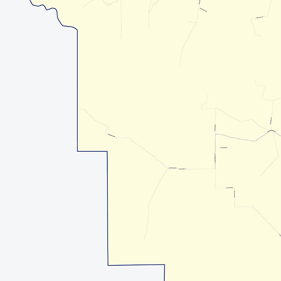 Brooks County, TX Colorcast Style Wall Map
