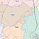 Caldwell County, TX Colorcast Style Wall Map