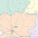 Caldwell County, TX Colorcast Style Wall Map
