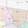Cameron County, TX Colorcast Style Wall Map