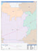 Carson County, TX Colorcast Style Wall Map