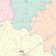 Cass County, TX Colorcast Style Wall Map