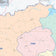 Cass County, TX Colorcast Style Wall Map