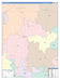 Castro County, TX Colorcast Style Wall Map