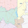 Cherokee County, TX Colorcast Style Wall Map