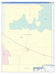 Childress County, TX Colorcast Style Wall Map