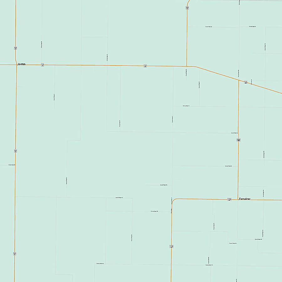 Cochran County, TX Colorcast Style Wall Map