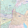 Collin County, TX Colorcast Style Wall Map