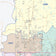 Collin County, TX Colorcast Style Wall Map