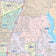 Collin County, TX Colorcast Style Wall Map
