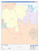 Concho County, TX Colorcast Style Wall Map