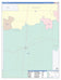 Cottle County, TX Colorcast Style Wall Map
