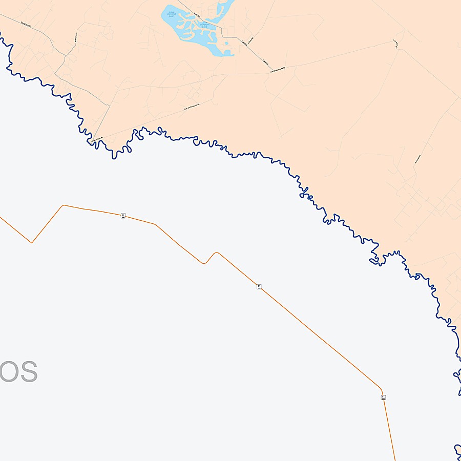 Crane County, TX Colorcast Style Wall Map