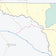 Crockett County, TX Colorcast Style Wall Map