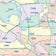 Dallas County, TX Colorcast Style Wall Map