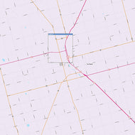 Dawson County, TX Colorcast Style Wall Map