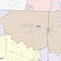 Denton County, TX Colorcast Style Wall Map