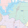 Denton County, TX Colorcast Style Wall Map
