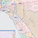 El Paso County, TX Colorcast Style Wall Map