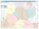 Fayette County, TX Colorcast Style Wall Map
