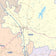 Freestone County, TX Colorcast Style Wall Map