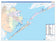 Galveston County, TX Colorcast Style Wall Map
