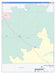 Garza County, TX Colorcast Style Wall Map