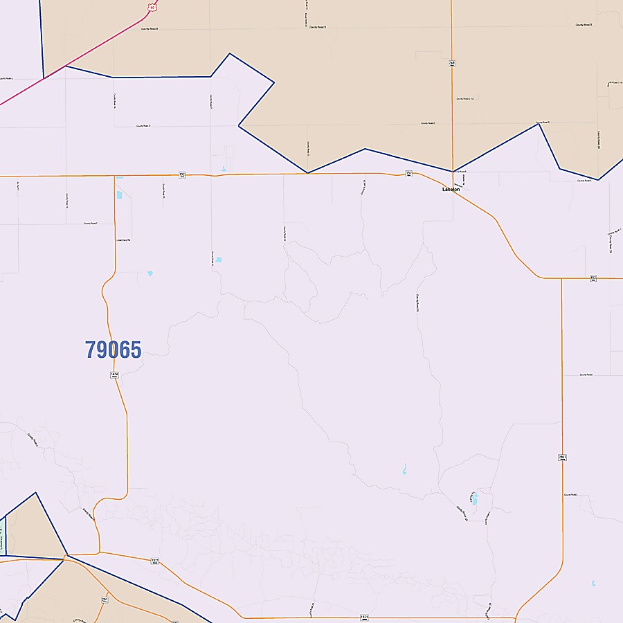 Gray County, TX Colorcast Style Wall Map